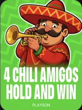 4 Chili Amigos Hold and Win hos OneRush